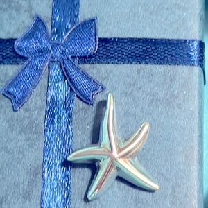 SS Solid .925 Starfish Pendant Heavy